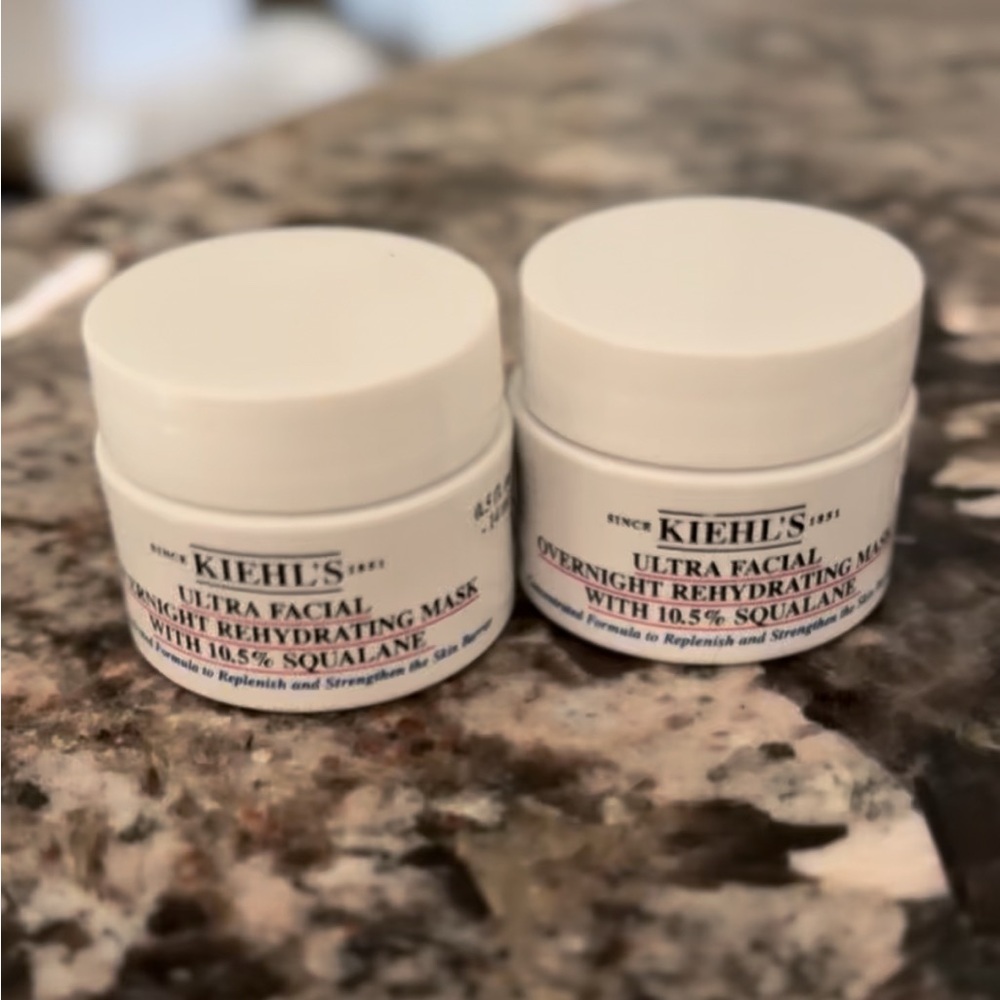 2x14ml Kiehl's Overnight Rehydrating Mask Duo